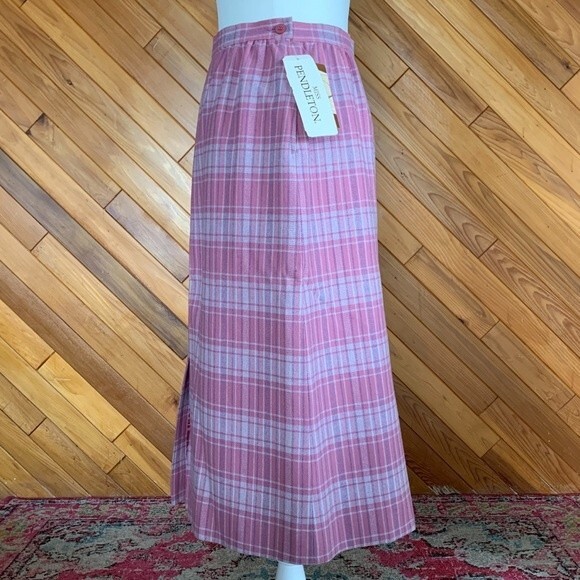 Vintage 70s/80s Ms. Pendleton Plaid Pencil Skirt - Picture 3 of 6